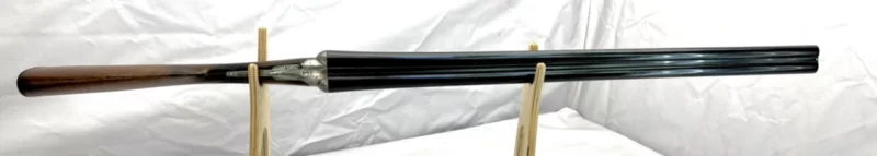 side by side 12ga shotgun M. Garnett and Son Extractor Boxlock SN 89817 - Image 6