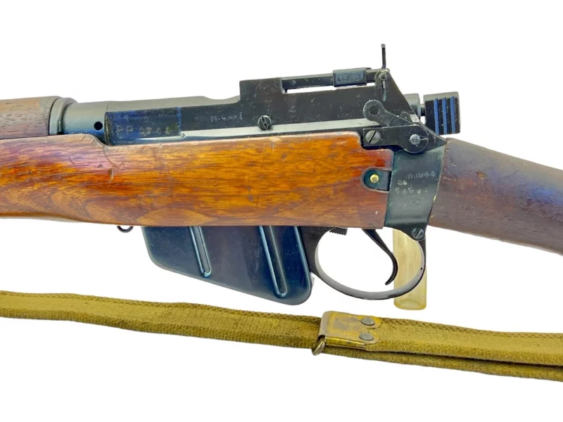 Navy Arms Enfield #4 Mk 1 .303 World War II French Resistance 1944 Dated "BT" and "PP" marked matching serial number bolt PP 0765 - Image 19