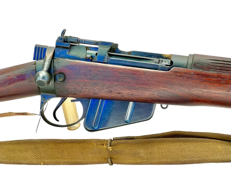 Navy Arms Enfield #4 Mk 1* .303 World War II French Resistance 1944 Dated "BS" marked matching serial number bolt PP 1861 - Image 13