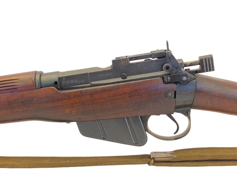 Navy Arms Enfield #4 Mk 1 .303 World War II French Resistance 1944 Dated "BT" and "PP" marked matching serial number bolt PP0781 - Image 11