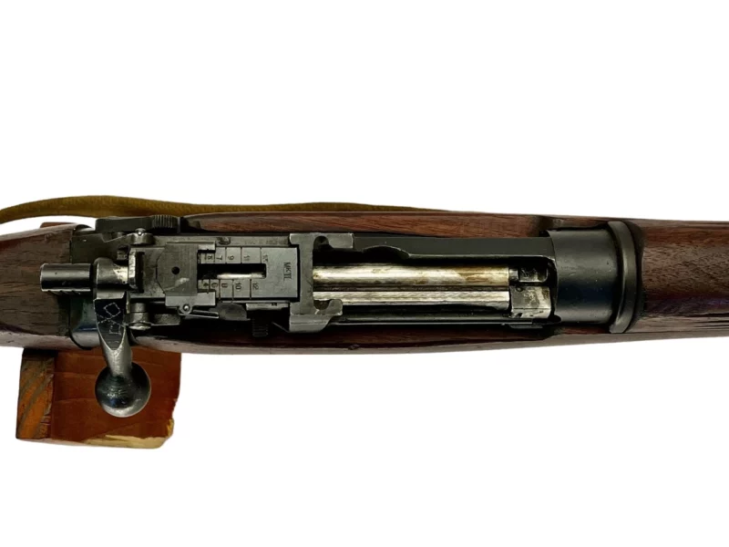 Navy Arms Enfield #4 Mk 1* .303 World War II French Resistance1944 Dated "BS" marked non-matching serial number bolt PP 1689 - Image 14