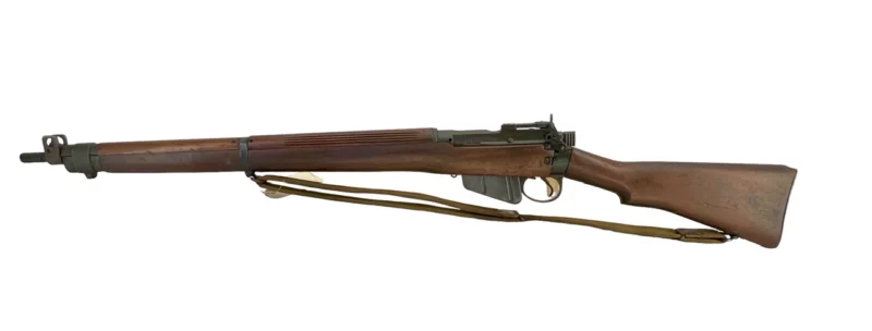 Navy Arms Enfield #4 Mk 1* .303 World War II French Resistance1944 Dated "BS" marked matching serial number bolt PP 1813 - Image 19