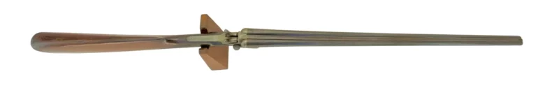 Belgium 410 side by side shotgun external hammer, fold-over “poacher’s gun” 36934 - Image 2