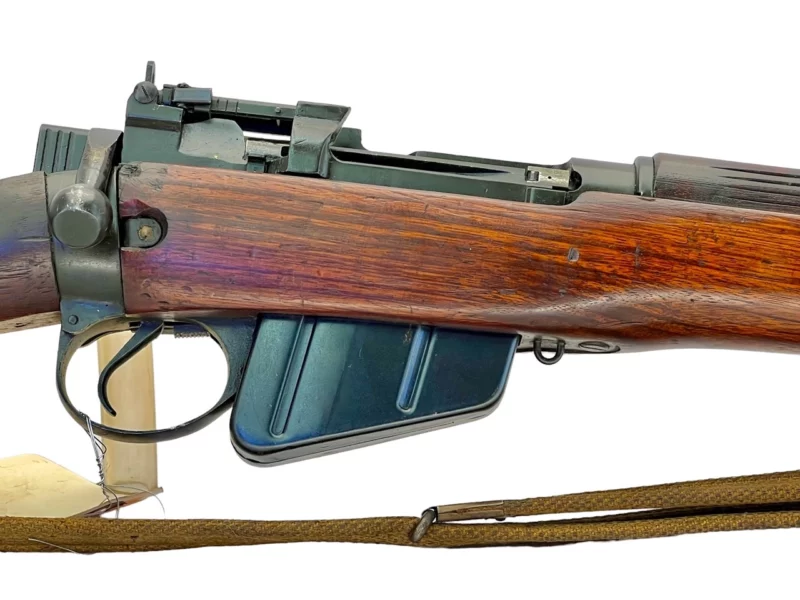 Navy Arms Enfield #4 Mk 1* .303 World War II French Resistance 1944 Dated "BT" and "PP" marked matching serial number bolt PP 0523 - Image 12