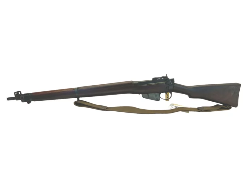 Navy Arms Enfield #4 Mk 1* .303 World War II French Resistance1944 Dated "BS" marked matching serial number bolt PP 1871 - Image 20