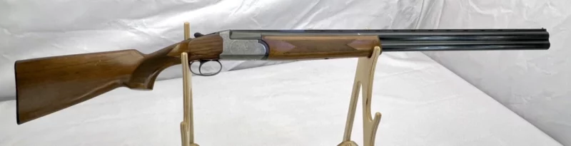 Over under 12ga shotgun Spanish manufacture SN 59382 - Image 2