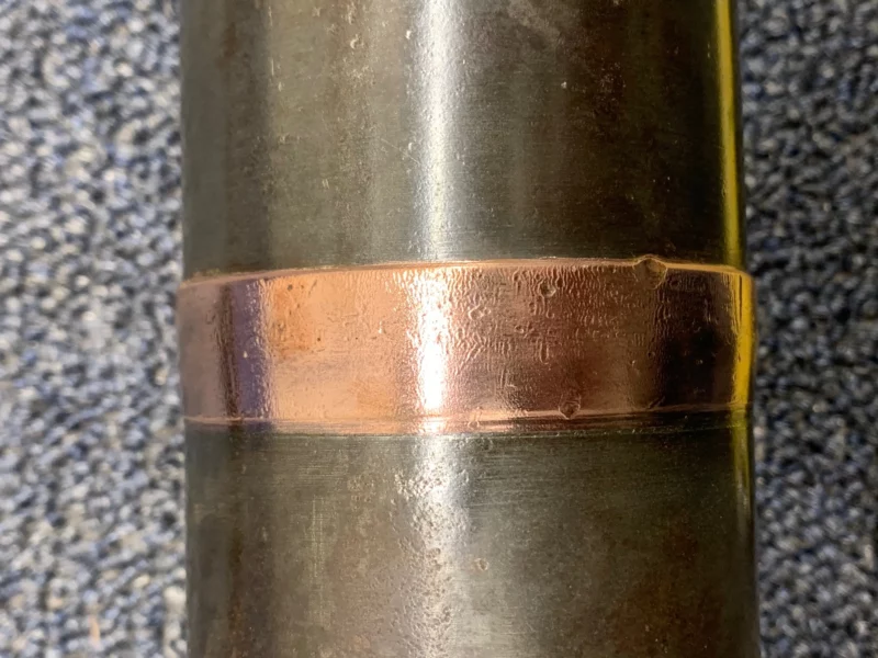 ORIGINAL 3" HOTCHKISS-TYPE ARTILLERY SHELL (INERT) 1890's - Image 5