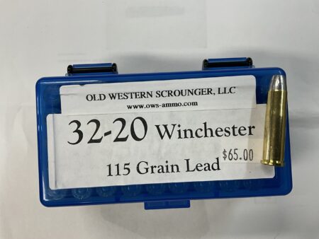 32-20 Winchester 115GR Lead SP