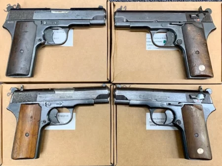 Zastava M88A 9mm pistol Blue Grade 1 Select - wood grips, with magazine