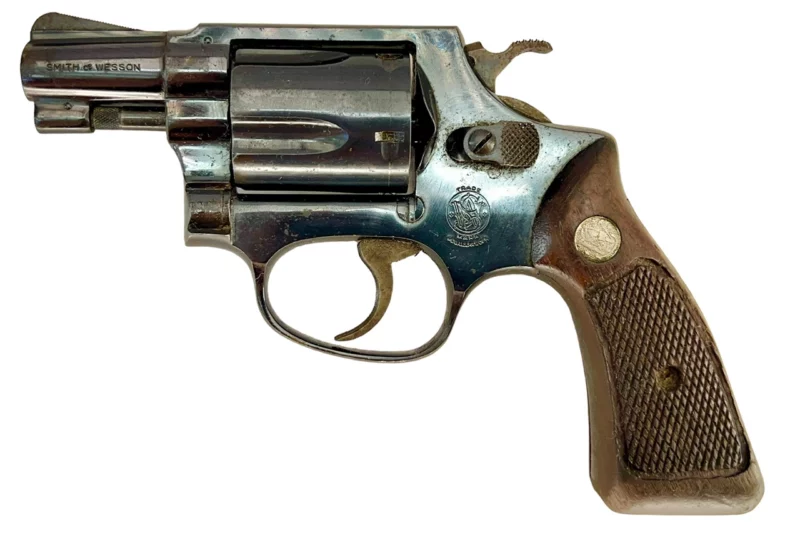 Smith & Wesson Model 36 revolver 2” .38Spl Blue SN 559665 C&R