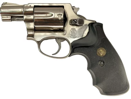 Smith & Wesson Model 36 revolver 2” .38Spl Nickel SN:J261810