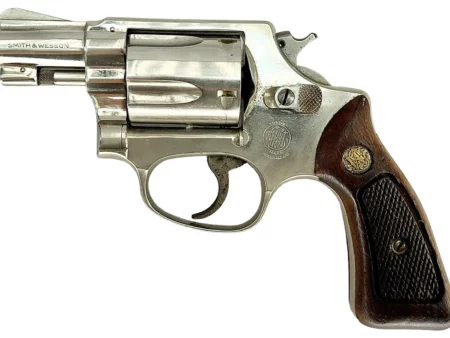 Smith & Wesson Model 36 revolver 2” .38Spl Nickel SN J261989: