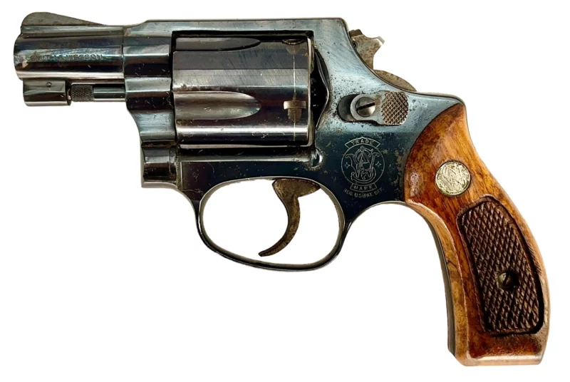 Smith & Wesson Model 36 revolver 2” .38Spl Blue SN AAR0444