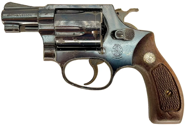 Smith & Wesson Model 36 revolver 2” .38Spl Blue SN J382215