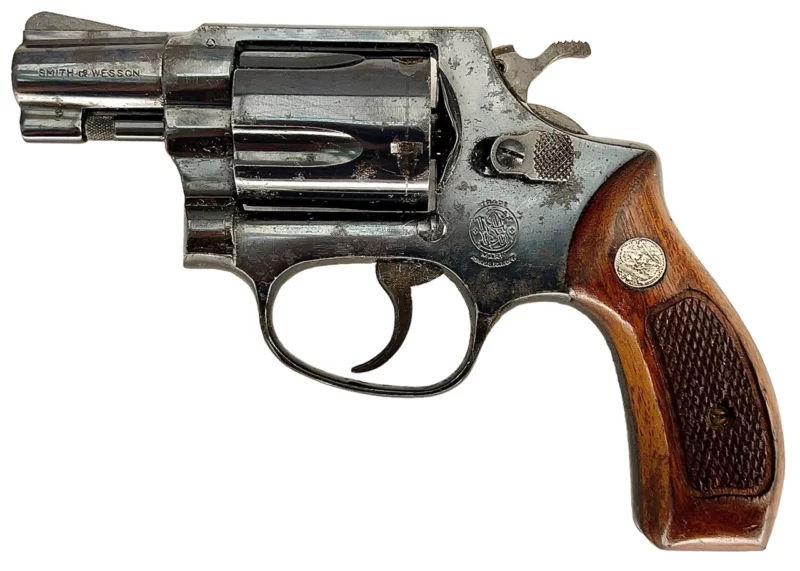 Smith & Wesson Model 36 revolver 2” .38Spl Blue SN 676132 C&R