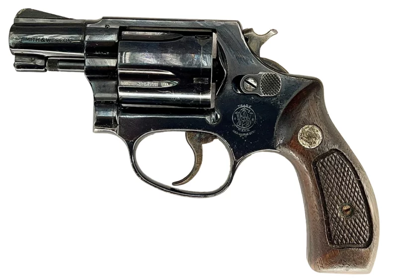 Smith & Wesson Model 36 revolver 2” .38Spl Blue SN J377765