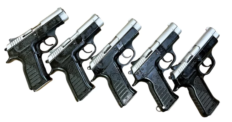 Israeli BUL Cherokee 2-tone 9mm, 16-rd mags, B-grade 4-pack