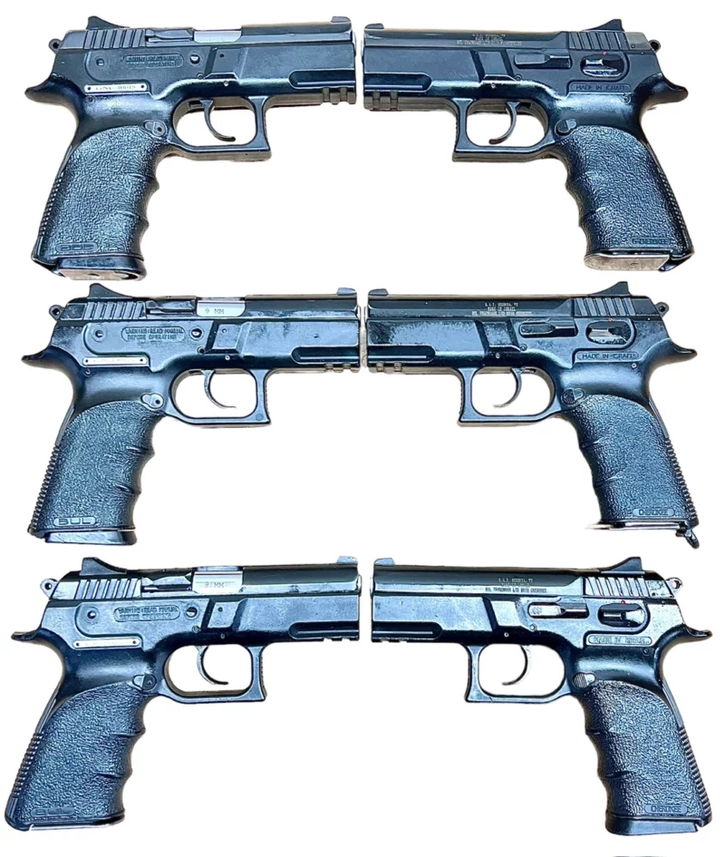Israeli BUL Cherokee 9mm pistol full frame with PIC RAIL AND 16-rd magazine