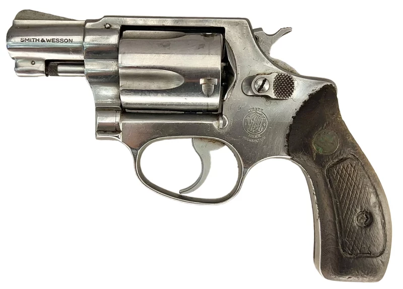 Smith & Wesson Model 60 revolver 2” .38Spl Nickel SN R144242