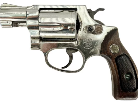 Smith & Wesson Model 36 revolver 2” .38Spl Nickel SN:J552738