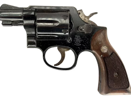 Smith & Wesson Model 12-2 Airweight revolver 2” .38Spl Blue SN2D22555