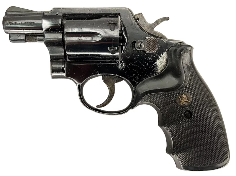 Smith & Wesson Model 12-2 Airweight revolver 2” .38Spl Blue SN D477771 C&R