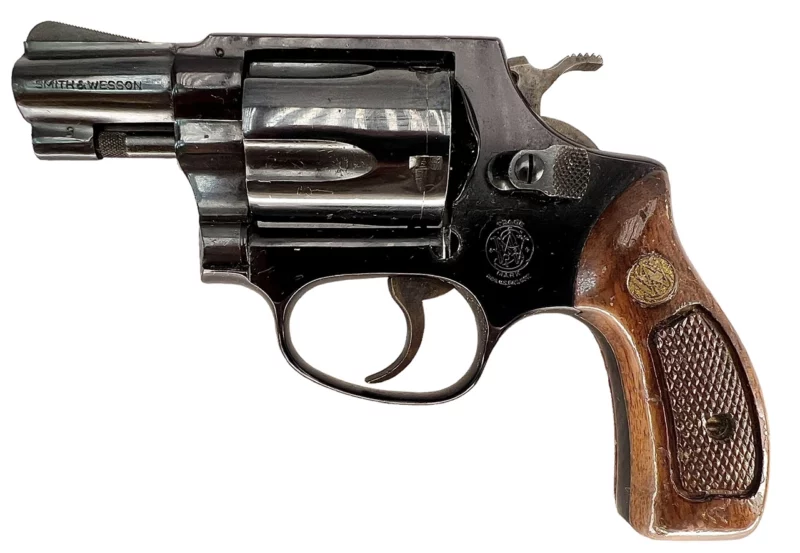 Smith & Wesson Model 37 Airweight revolver 2” .38Spl Blue SN 3J5744