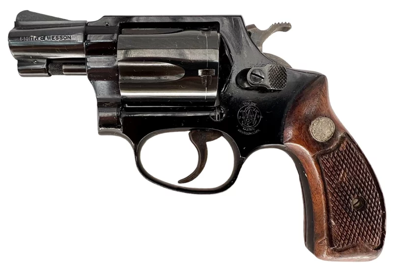Smith & Wesson Model 37 Airweight revolver 2” .38Spl Blue SN 603289