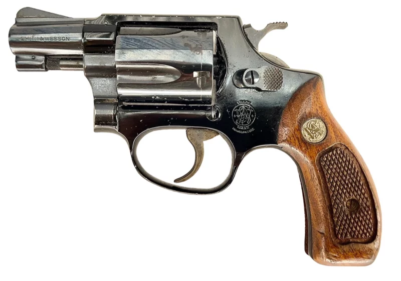 Smith & Wesson Model 37 Airweight revolver 2” .38Spl Blue SN J95027 C&R - Image 3