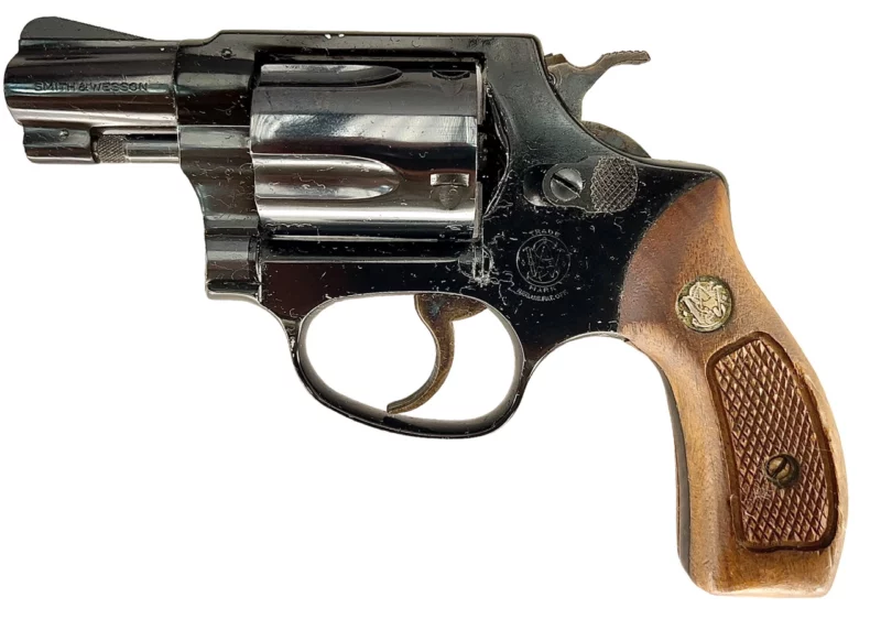 Smith & Wesson Model 37 Airweight revolver 2” .38Spl Blue SN J339000