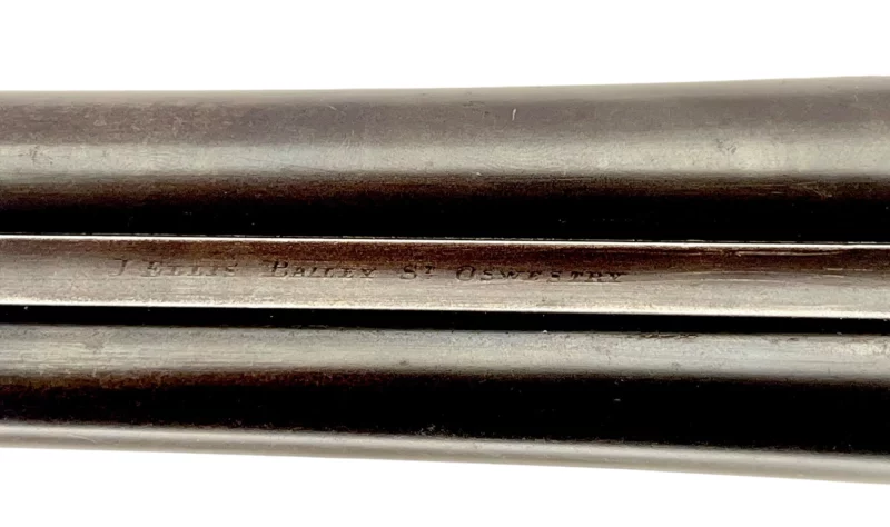 British Made 12 Gauge Side by Side Shotgun Made by J. Ellis - Image 2