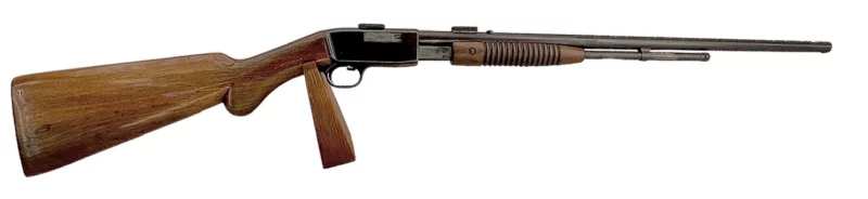 FN Browning Trombone pump-action .22LR rifle SN 100374
