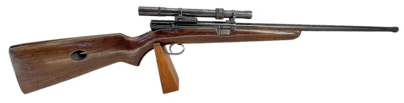 Winchester 74 .22 semi-auto rifle with rare Alex Martin riflescope