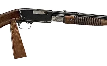 FN Browning Trombone pump-action .22LR rifle SN 13220
