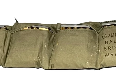 .308 M80 ball ammo 60 round bandoleer on stripper clips,