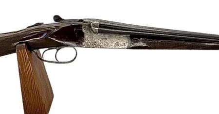 Spanish Side by Side 410ga shotgun Box Lock extractors good cond