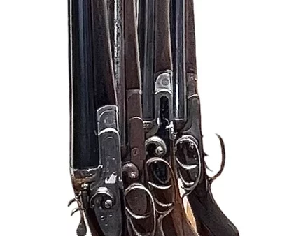 Coach Gun 18.75" .12 gauge Side by Side Spanish Pistol Grip External Hammers