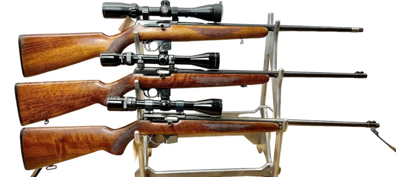 Czech BRNO Model 581 semi-auto .22LR with scope and magazine - Image 2