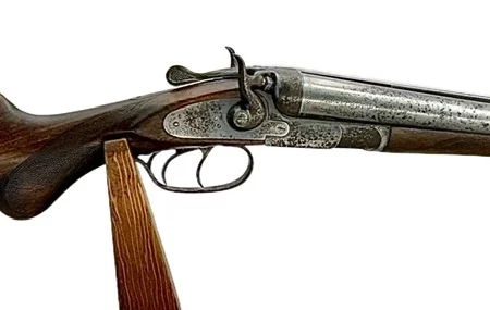 Coach Gun 18.75" .12 gauge Side by Side German Geco mfg., Pistol Grip External Hammers