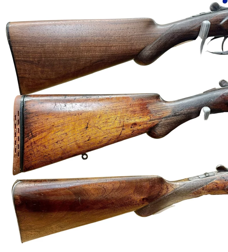 Belgium Side by Side 12ga shotgun - Prince of Wales pistol grip extractors - Image 4