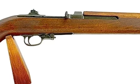 M1 Carbine Inland Type 1 front band, flip-up sight, SN 4,973,249