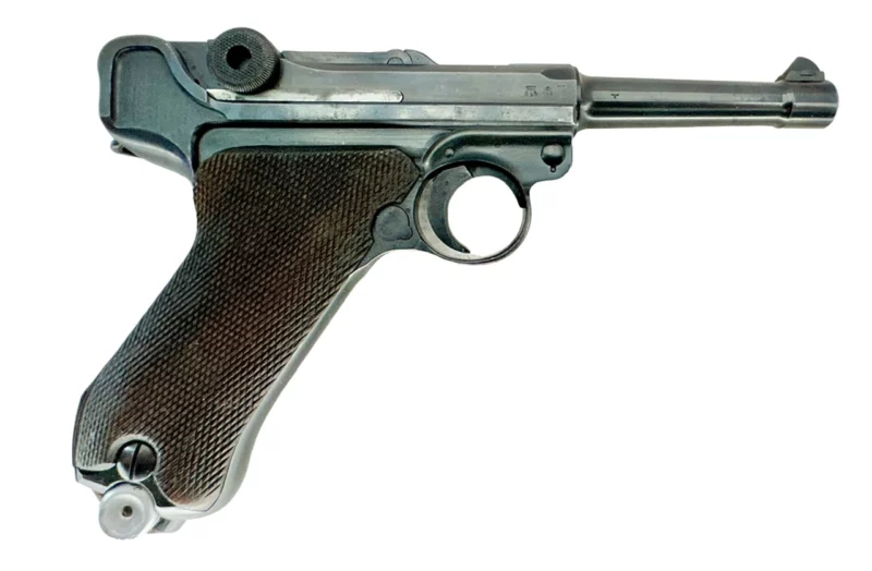 Luger P08 1940 42 marked all matching, w/matching mag, 98% original finish - Image 3