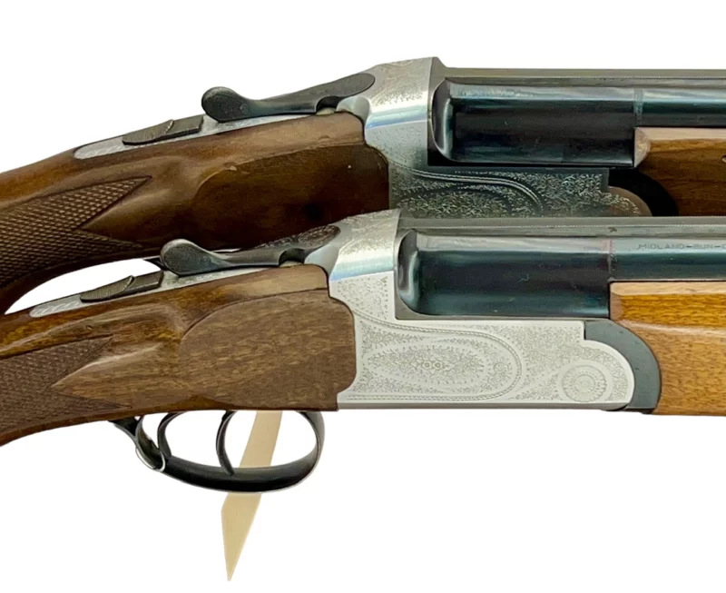 12ga O/U Shotgun Midland Italian made double trigger fixed choke - Image 3