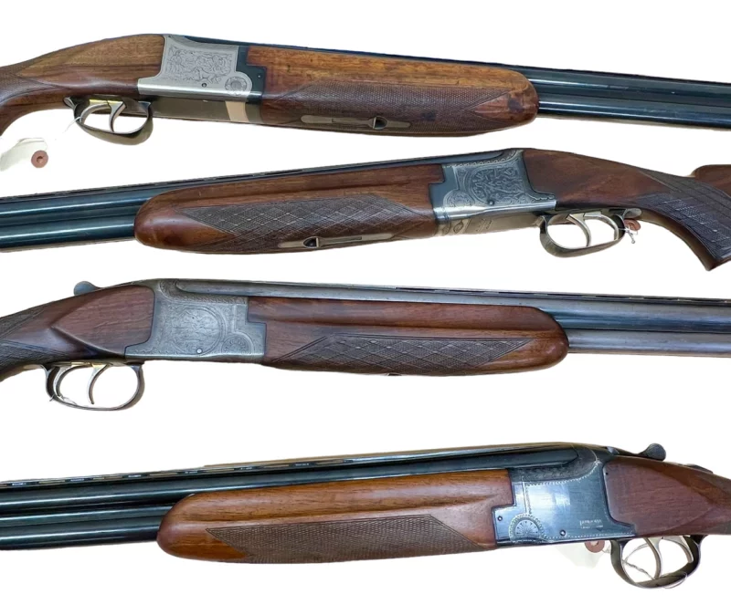 12ga O/U shotgun Spanish VG cond. Double Trigger Fixed chokes Mod/IC - Image 3