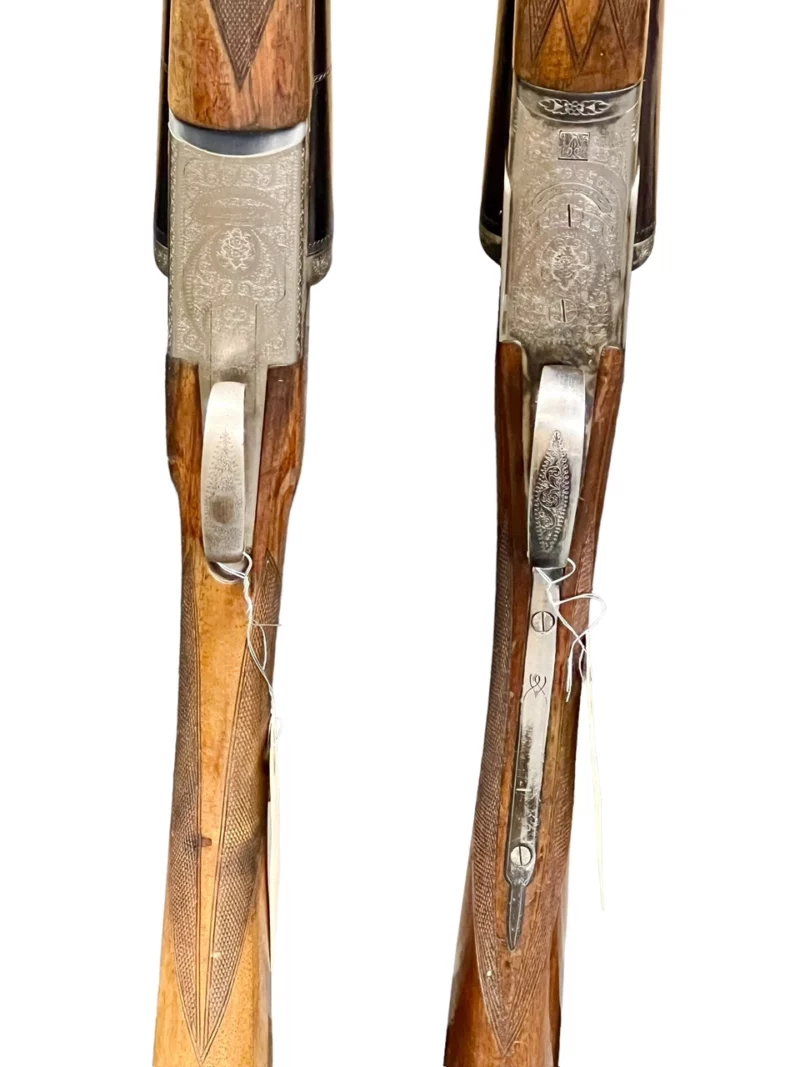 Italian Side by Side 12 gauge shotgun - straight grip ejectors - Image 3