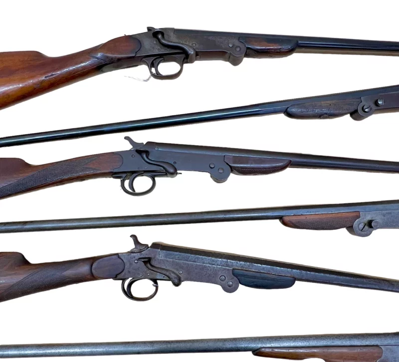 BELGIUM 410 SINGLE SHOT SHOTGUN EXTERNAL HAMMER, FOLD-OVER “POACHER’S GUN” - Image 2