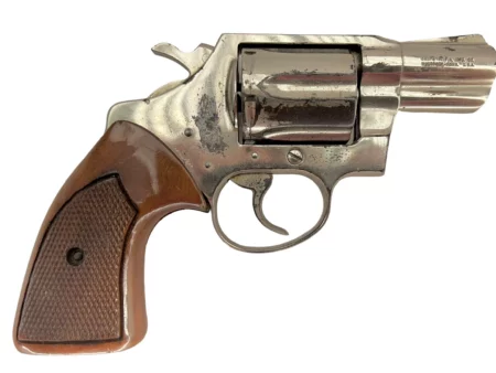 Colt Detective Special revolver 2" Nickel .38 Spl., 3rd Issue 1974 Mfg SN F41169