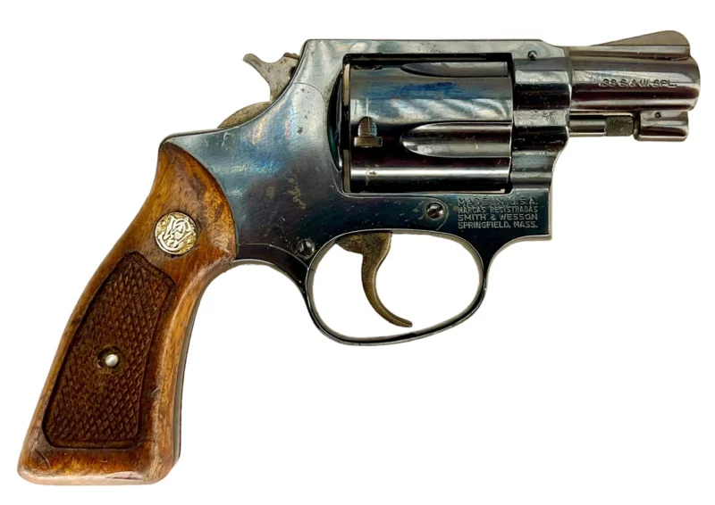 Smith & Wesson Model 36 revolver 2” .38Spl Blue SN J856870 - Image 2