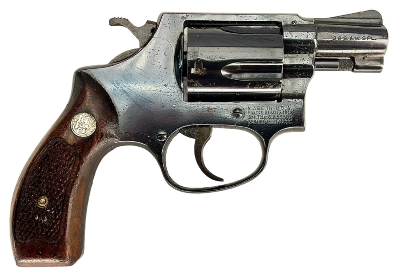 Smith & Wesson Model 36 revolver 2” .38Spl Blue SN 676132 C&R - Image 2