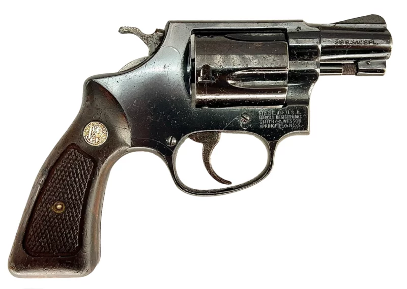 Smith & Wesson Model 36 revolver 2” .38Spl Blue SN J198462 - Image 2